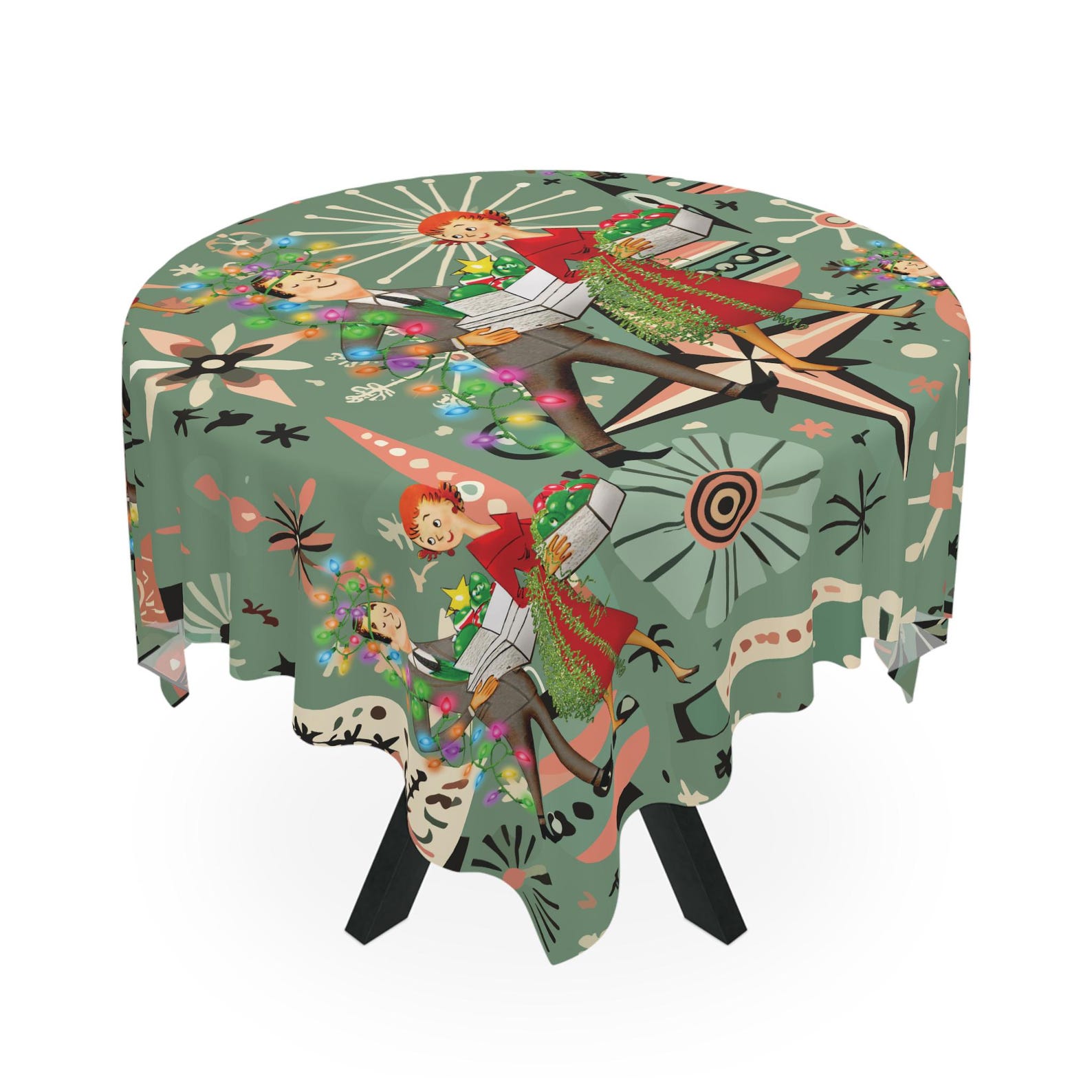 Retro 1950s Kitsch Christmas S - Century Textile & Sewing Supply Saskatoon Sk recension och pris