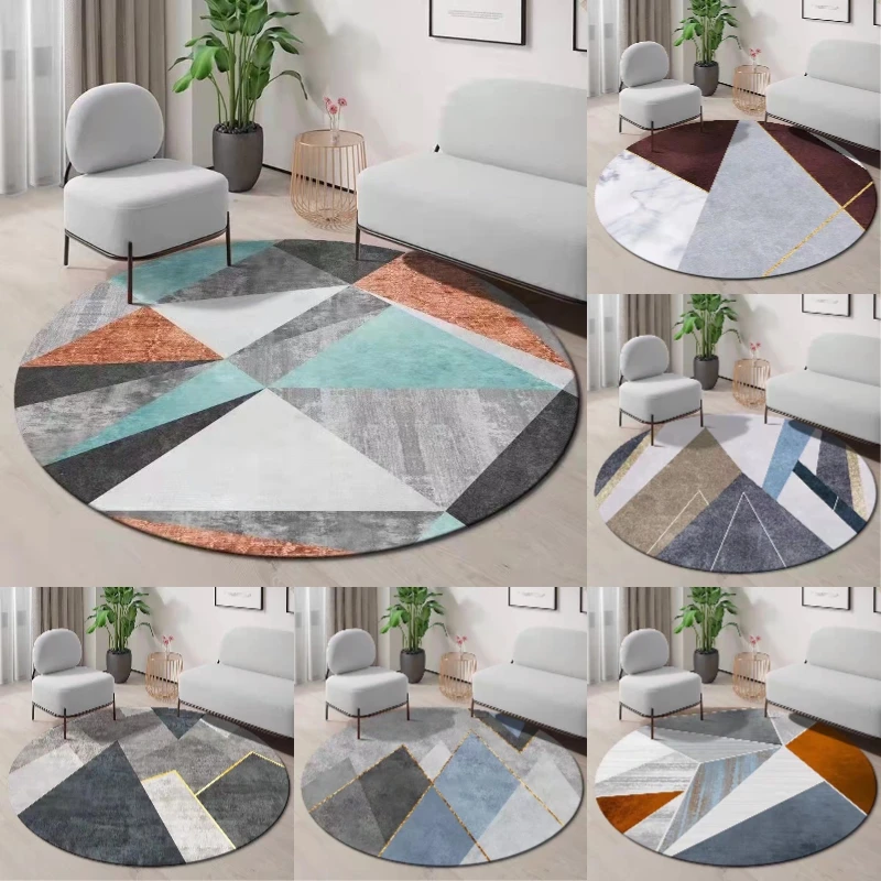 ~O~Geometric Round Rug with Mo - Century Textile & Sewing Supply Saskatoon Sk recension och pris