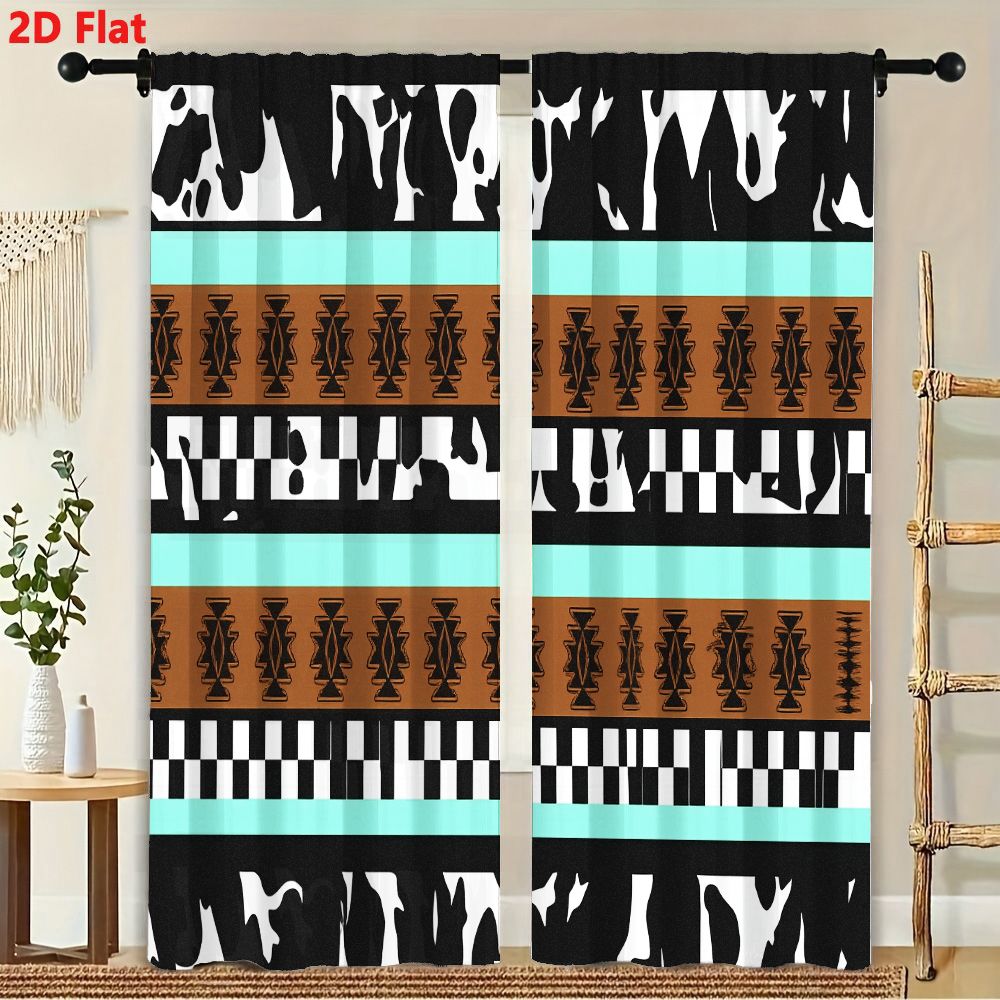 2Pcs Curtains 2D Flat Geometri - Century Textile & Sewing Supply Saskatoon Sk recension och pris