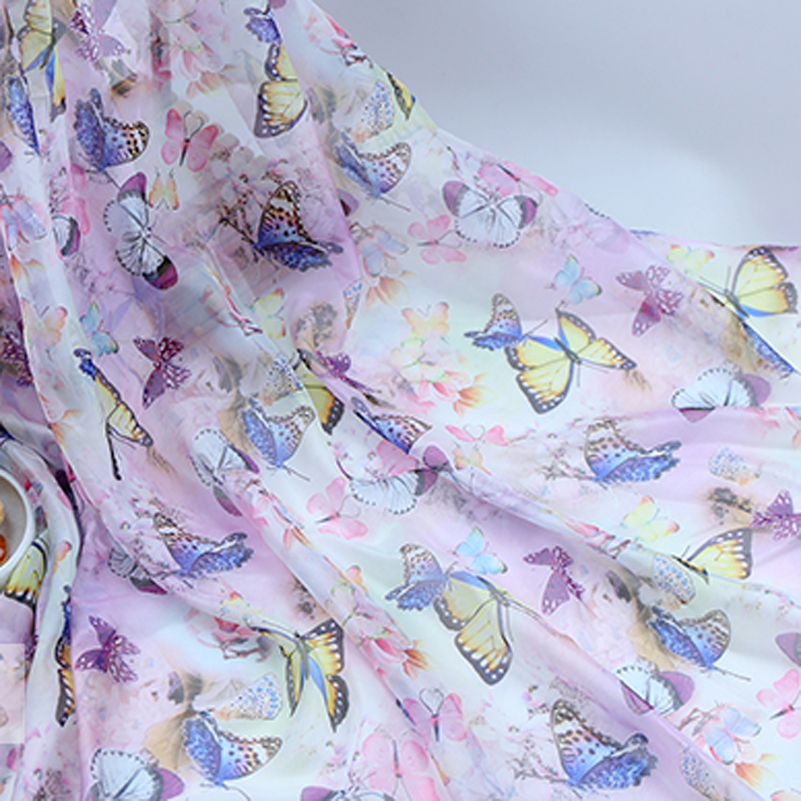 30D Butterfly Printed Chiffon  - Sewing By recension och pris