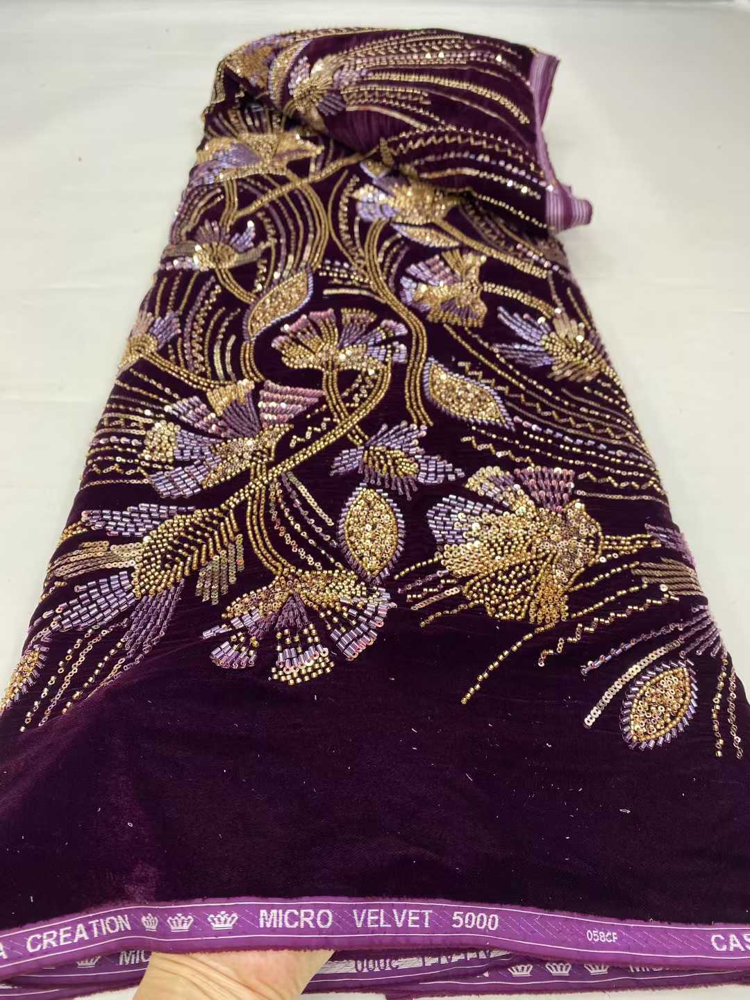 2026 New Arrival African velve - Sewing Velvet Fabric recension och pris