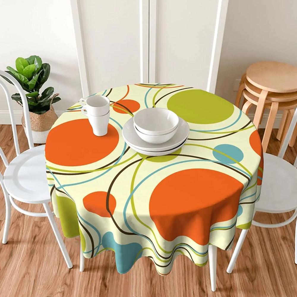 Table Cloth Colorful 1950s Ret - Century Textile & Sewing Supply Saskatoon Sk recension och pris