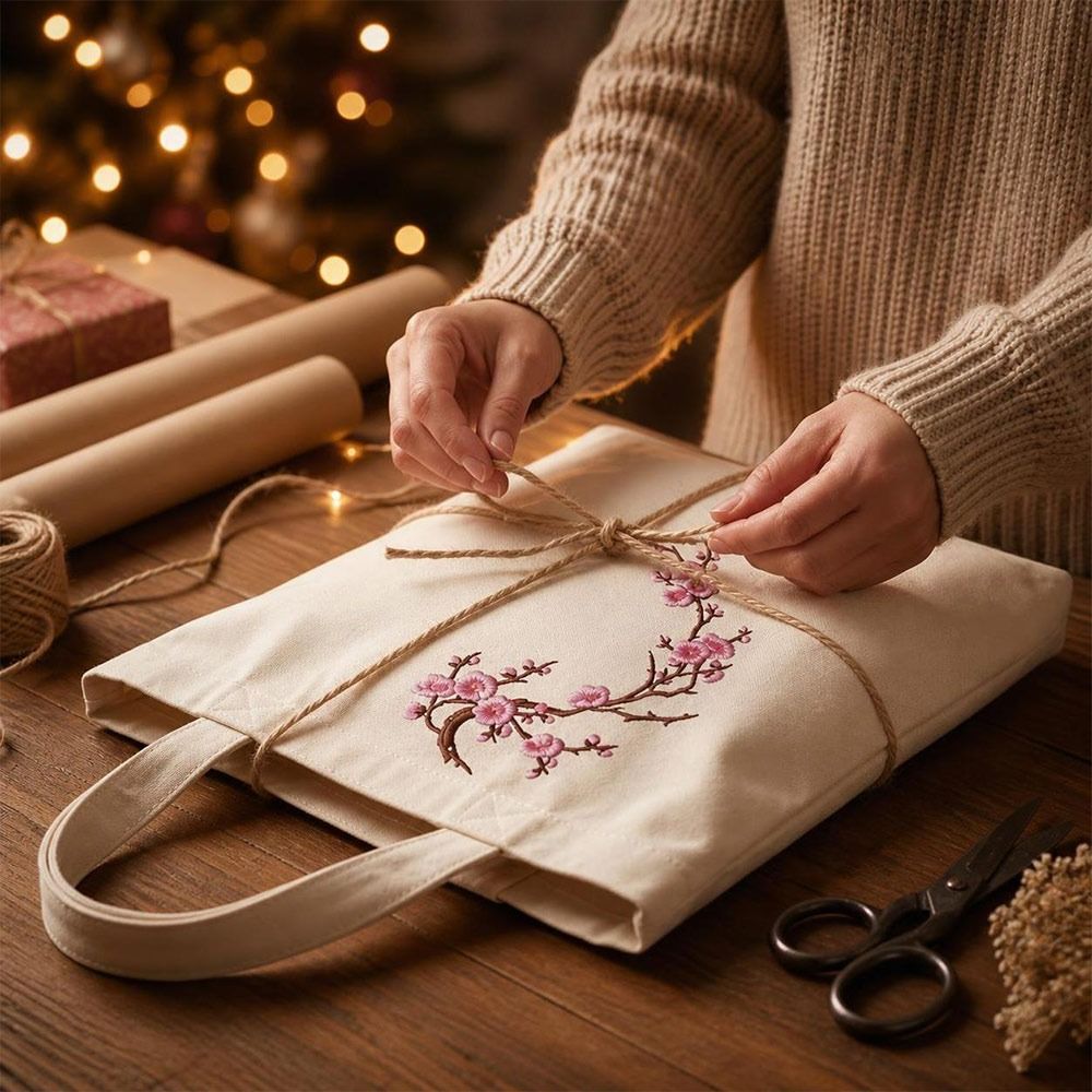 DIY Cherry Blossom Iron On Pat - Textile For Sewing recension och pris
