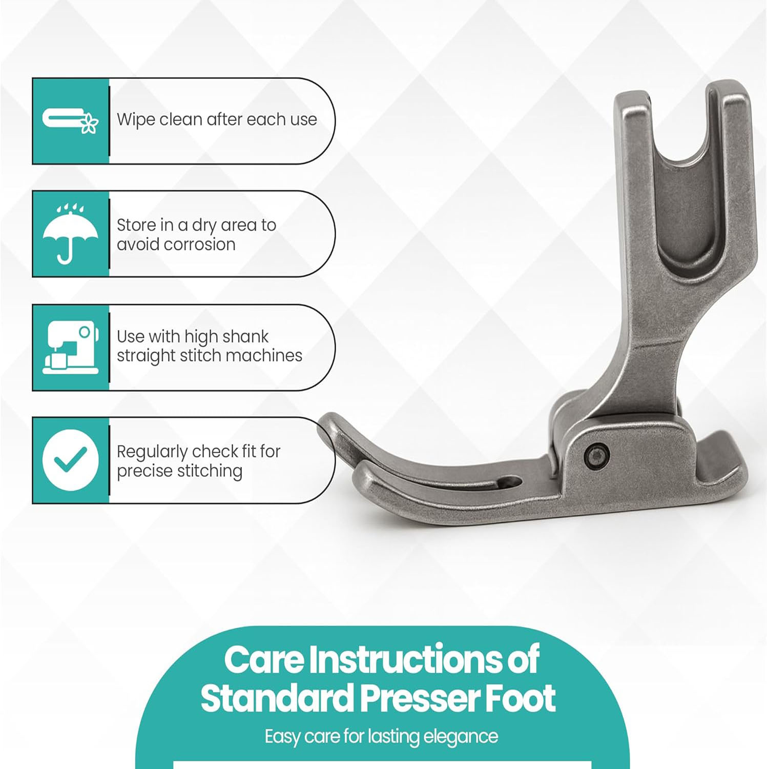 P351 Standard Presser Foot for - Textile Sewing Machines recension och pris